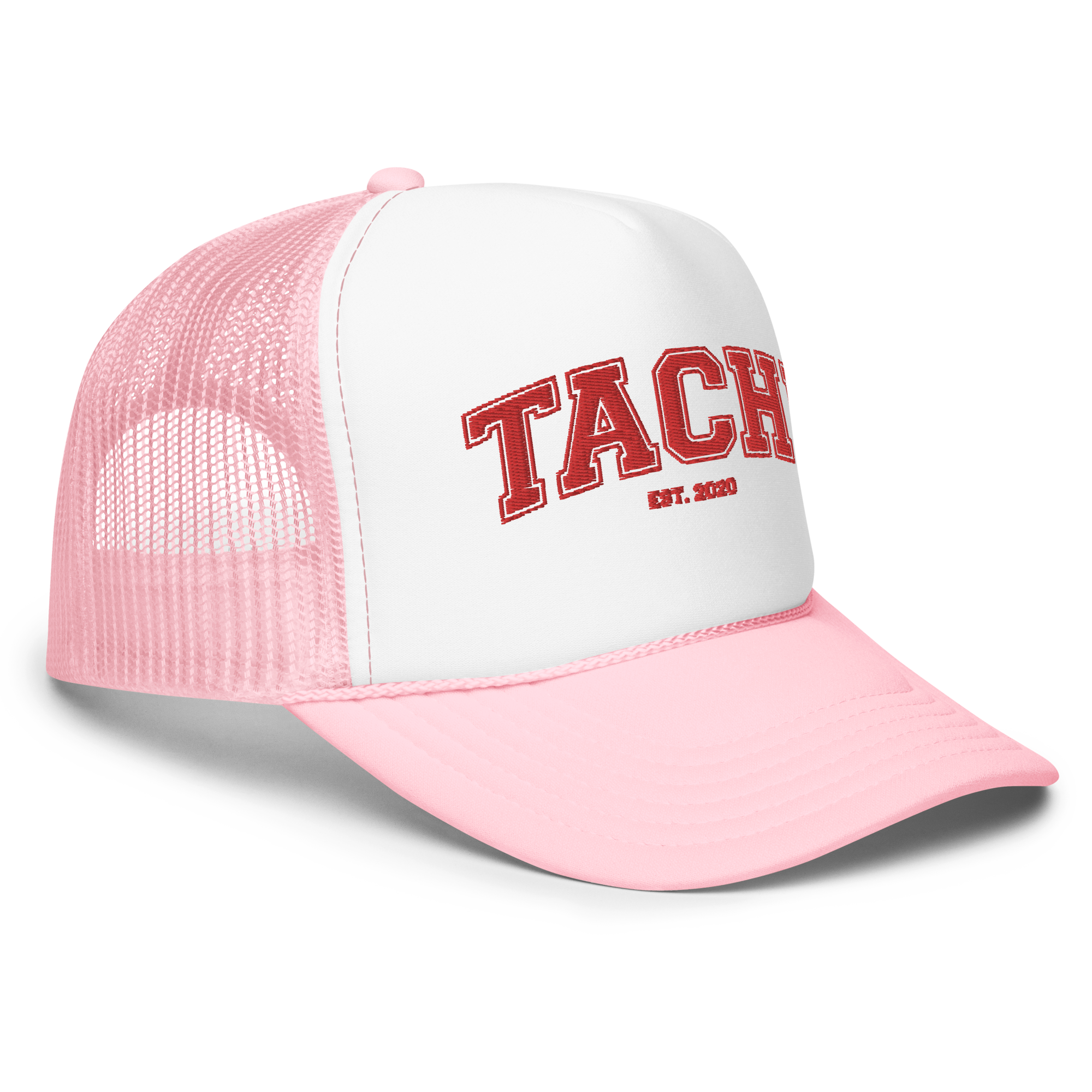TACHI- Varisty trucker hat (PINK)